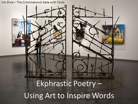 Using Art to Inspire Words