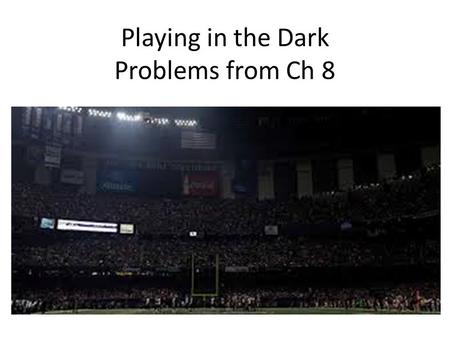 Playing in the Dark Problems from Ch 8. The OS2 story Introduced by IBM in 1987 to compete with MS Windows. Faster and more reliable than Windows but.