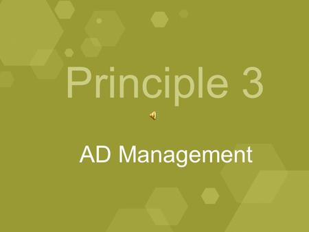 Principle 3 AD Management. January, 2009 A model Division II athletics program shall feature a full-time administrator that takes responsibility for the.