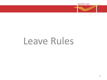 Leave Rules.