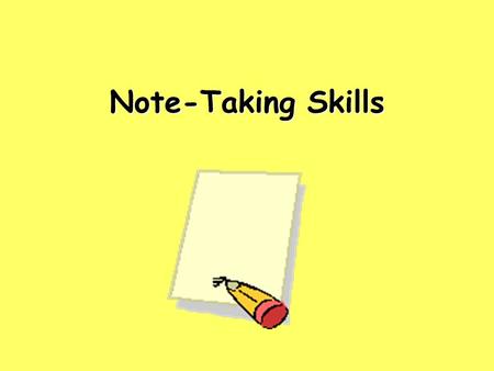 Note-Taking Skills. Brainstorming Brainstorming is when you write down everything you know about a particular topic. You try to think and write as fast.
