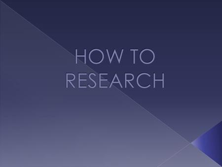  Do I know my topic for research? (Do I have my topic chosen before I get on a computer? If not, I have to make that decision and write it down first.