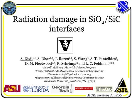 Radiation damage in SiO2/SiC interfaces