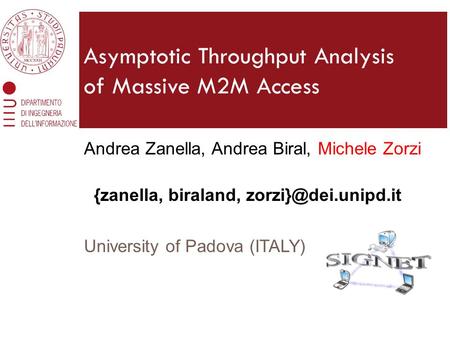 Asymptotic Throughput Analysis of Massive M2M Access