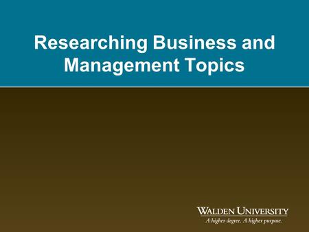 Researching Business and Management Topics. Introductions! Your hosts – Susan Stekel (speaking) – Michelle Hajder (chatting) –QUESTIONS? –Type them in.
