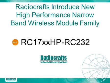 Radiocrafts Embedded Wireless Solutions