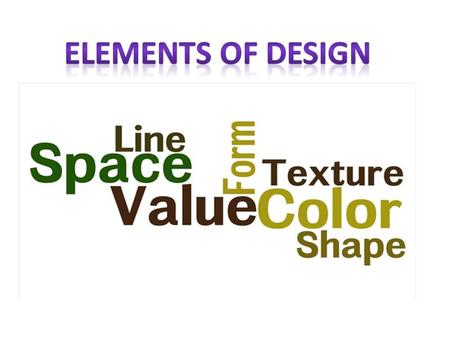 Elements of Design.