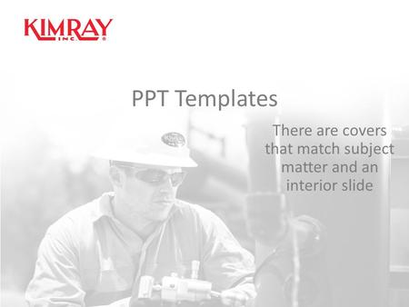 PPT Templates There are covers that match subject matter and an interior slide.