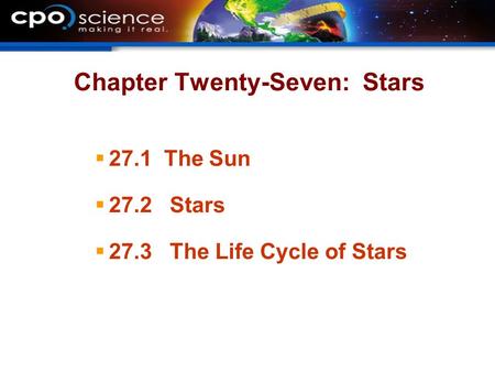 Chapter Twenty-Seven: Stars