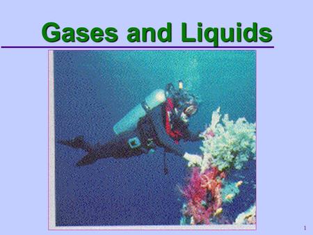 Gases and Liquids.