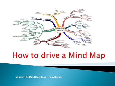 Source: The Mind Map Book – Tony Buzan..  1º Use Emphasis  Always use a central Image.  Use Images throughout your Mind Map.  Use three or more colours.