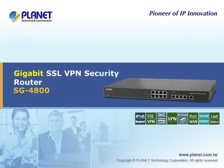 Gigabit SSL VPN Security Router