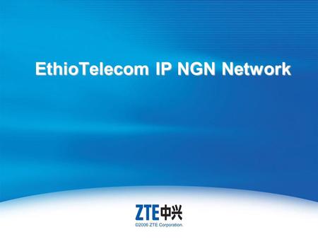 EthioTelecom IP NGN Network