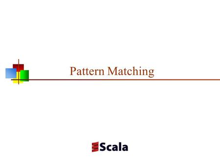 Pattern Matching. The match statement C and Java have a switch statement which uses a small integer value to choose among alternatives In Java 7, it is.