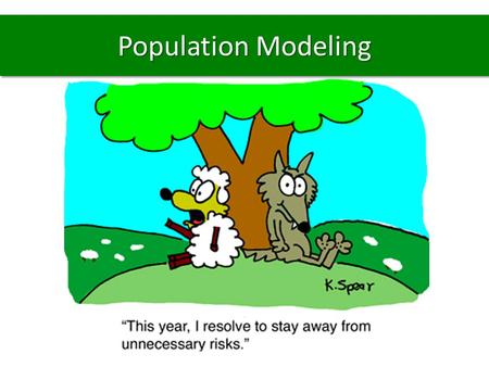Population Modeling.