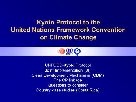 UNFCCC-Kyoto Protocol Joint Implementation (JI)