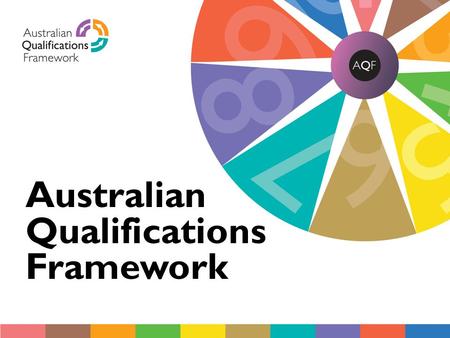 AQF cover Australian Qualifications Framework. ANZAM Institutional Members Meeting Canberra, 15 June 2012 Presented by: Di Booker Director (Policy) AQF.
