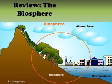 Review: The Biosphere.