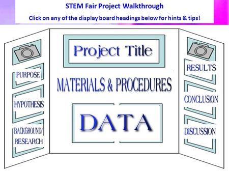 STEM Fair Project Walkthrough