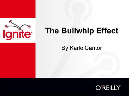 The Bullwhip Effect By Karlo Cantor. What is the Bullwhip Effect? Demand variability increases as you move up the supply chain away from the consumers.