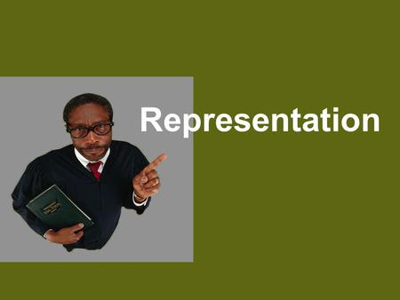 Representation Representation, for the purpose of this discussion, means knowingly making, with intent to influence, a communication (orally or in writing)
