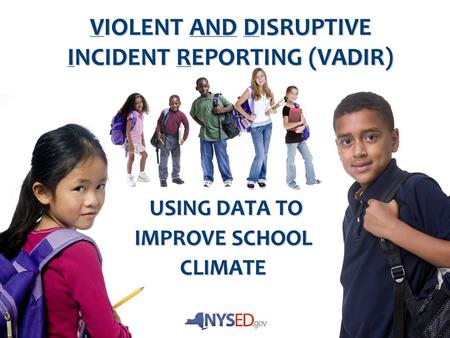 VIOLENT AND DISRUPTIVE INCIDENT REPORTING (VADIR)