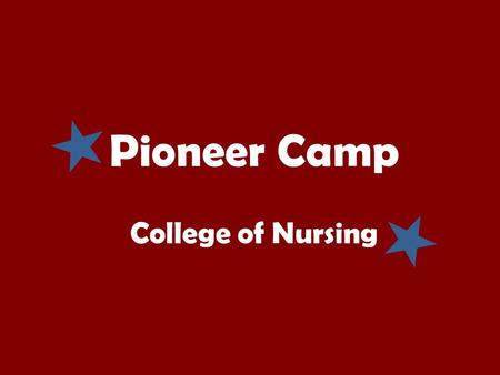 Pioneer Camp College of Nursing. About the CON Advisors: Heather Close Jeff Ray Brittanie Romine Donna Stallings You will not be assigned to a specific.