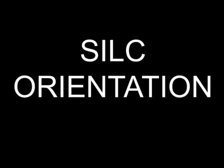 SILC ORIENTATION. Department of Health & Human Services Administration for Community Living Independent Living Administration Centers for Independent.