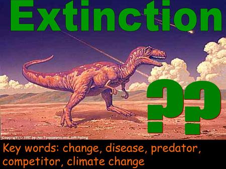 Biology 1b Evolution and Environment GCSE CORE Key words: change, disease, predator, competitor, climate change.
