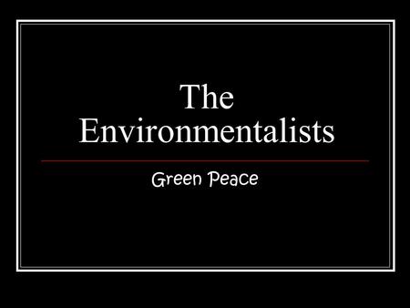 The Environmentalists Green Peace. Index The good points of the rainforest (slide 3) The bad points of the rainforest (slide 4) The future of the rainforest.