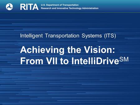 Original vision for Vehicle Infrastructure Integration (VII):