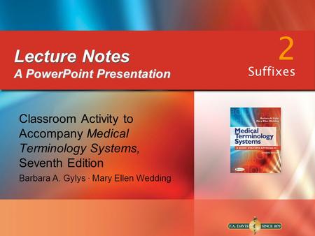 2 Lecture Notes A PowerPoint Presentation Suffixes
