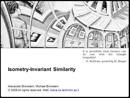 Isometry-Invariant Similarity