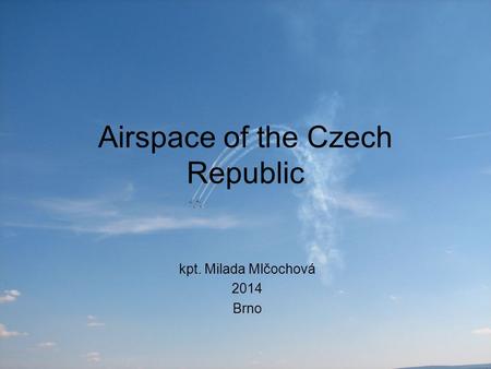 Airspace of the Czech Republic