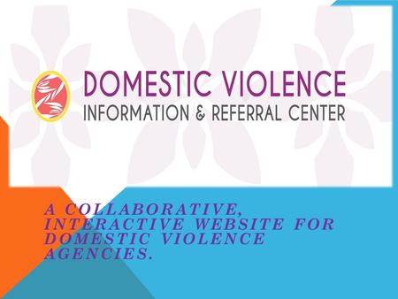 A COLLABORATIVE, INTERACTIVE WEBSITE FOR DOMESTIC VIOLENCE AGENCIES.
