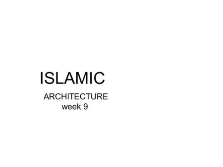 ISLAMIC ARCHITECTURE week 9. SULTAN HASSAN MOSQUE The Mosque-Madrassa of Sultan Hassan is a massive Mamluk era mosque and madrassa located near the Citadel.
