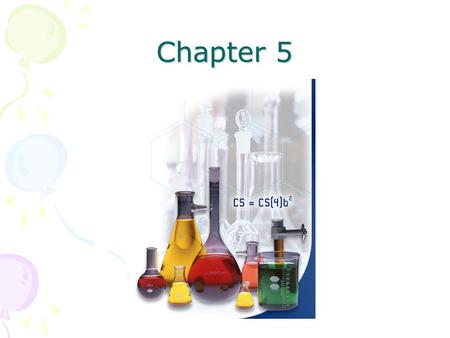 Chapter 5. To accurately and concisely represent chemical reactions we use the symbols of the elements and compounds in the reaction. This is done with.