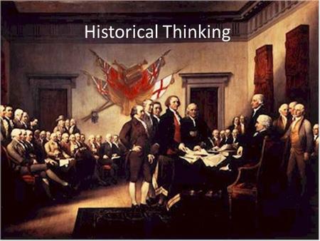 Historical Thinking.