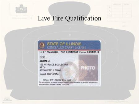 Live Fire Qualification