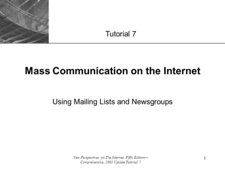 Mass Communication on the Internet