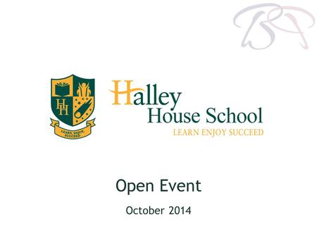 Open Event October 2014. Tel: 0845 459 0113 Welcome to our first open event!