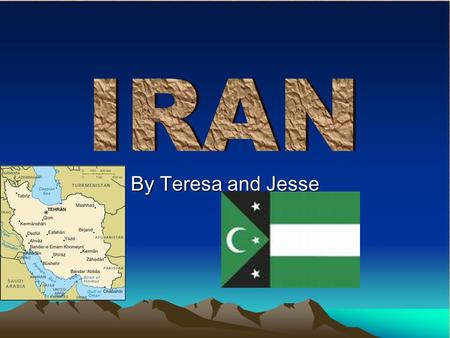 By Teresa and Jesse. Iranian language 70% of the population speaks Persian because it is the official language of the country. 28% of the population speaks.