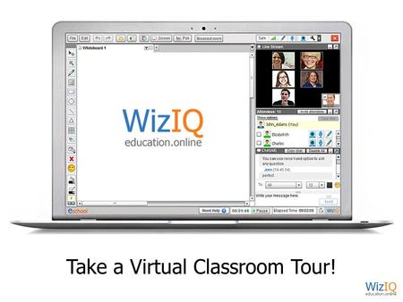 Take a Virtual Classroom Tour!. Virtual Classroom View.