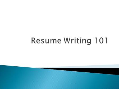  A resume is a summary of your experiences and skills relevant to the field of work you are entering.  It highlights your accomplishments to show a.