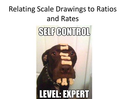 Relating Scale Drawings to Ratios and Rates