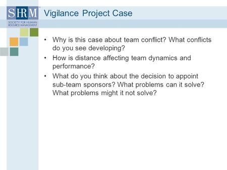 Vigilance Project Case