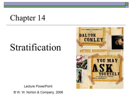 Stratification Chapter 14 Lecture PowerPoint