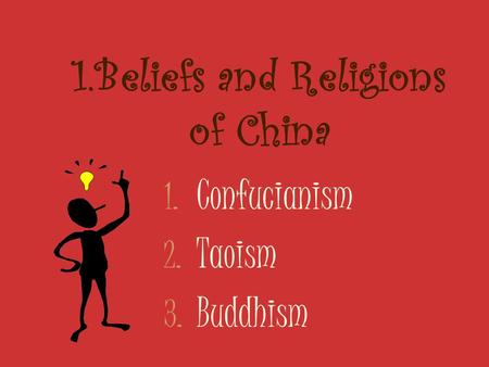 1.Beliefs and Religions of China
