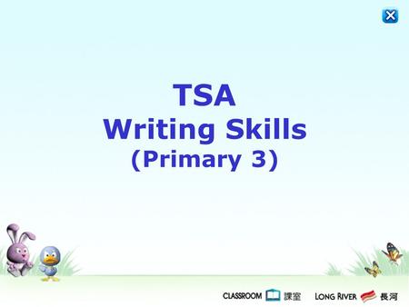 TSA Writing Skills (Primary 3)