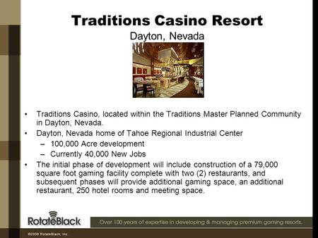 Traditions Casino Resort Dayton, Nevada